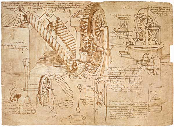 Engineering Drawing - Leonardo da Vinci